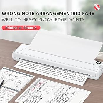 プリンター・複合機 A4 Portable Thermal Printer Amazon.com: NUOTUN Portable Printers Wireless for Travel